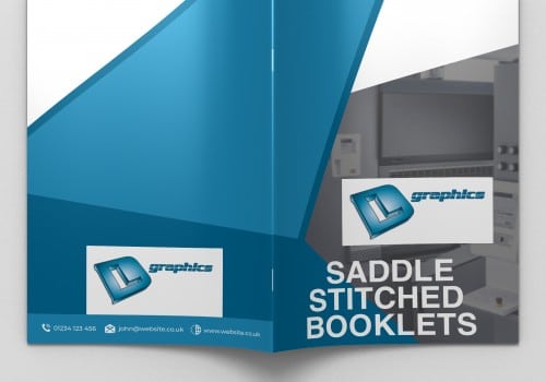 Saddle stitched booklet printing